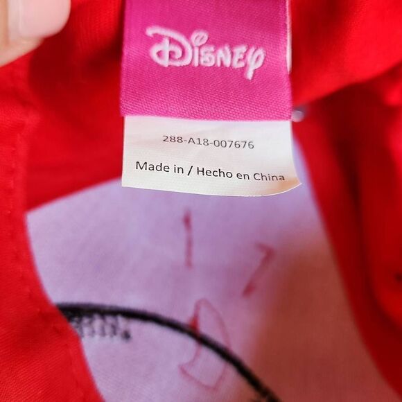 Disney Minnie Mouse Polka Dot  Hat Adjustable Youth Size - Picture 5 of 6